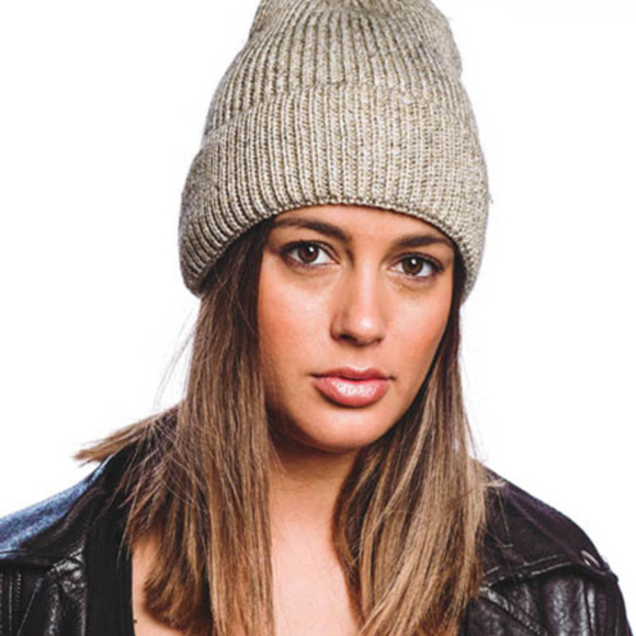 Heather Basic Ribbed Beanie - Picture 1 of 1
